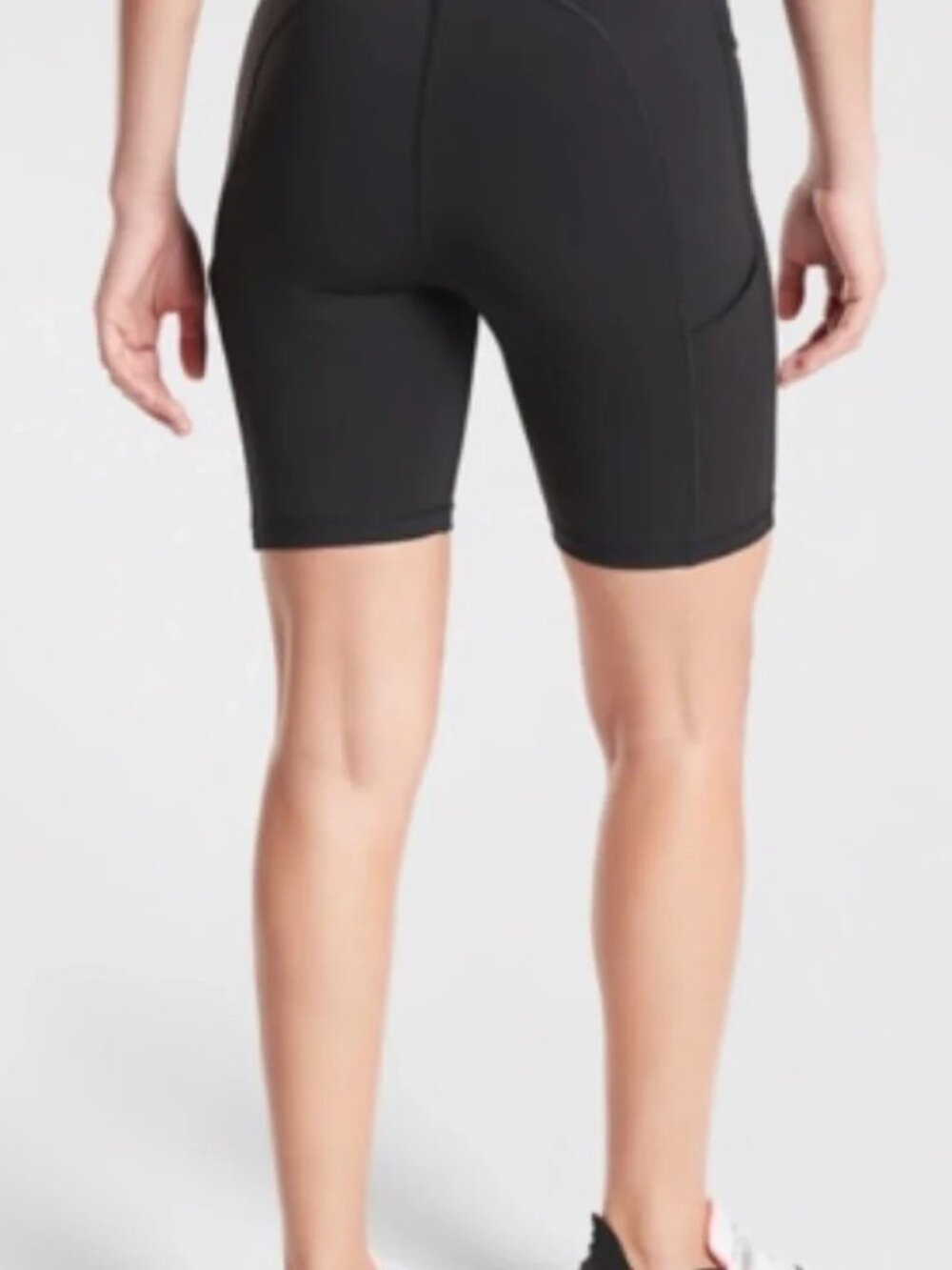 Athleta Ultimate Stash Pocket 7" Bike Shorts Black Medium NWT - Picture 3 of 10